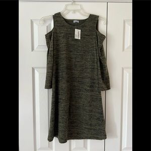 Cold shoulder dress